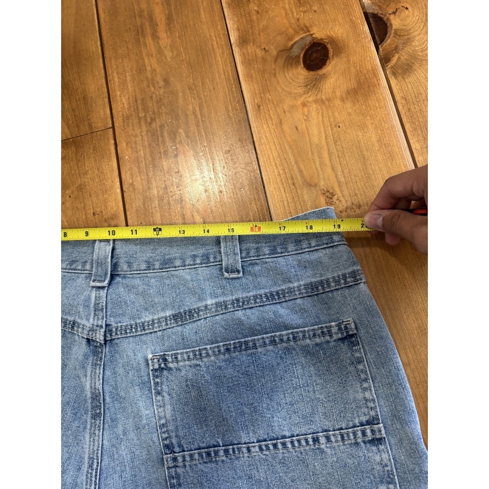Lee‎ Carpenter Shorts Men's Light Wash Blue Size 37 Denim Utility Workwear